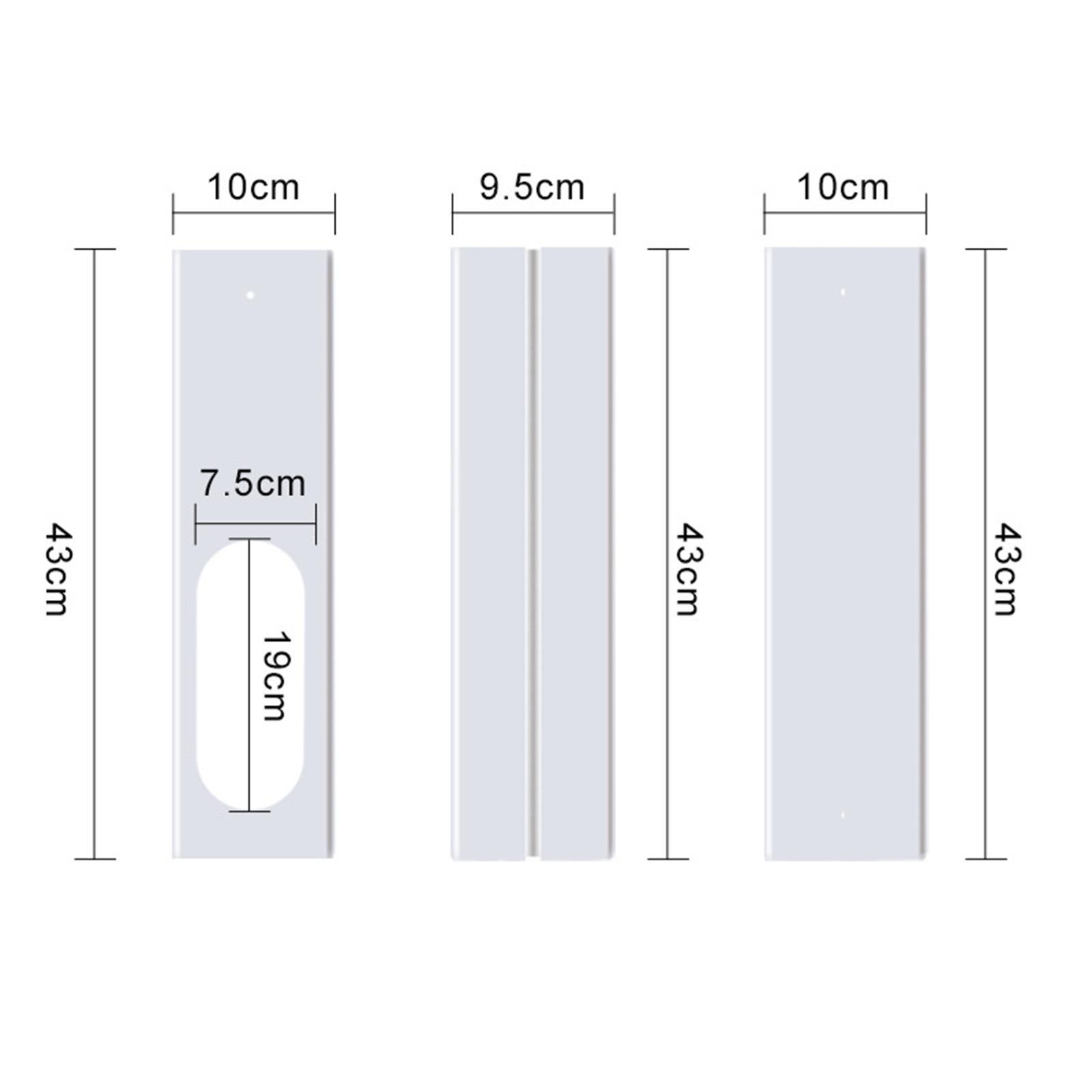 4Pcs Universal Portable AC Kit Sealing Air Conditioning Window