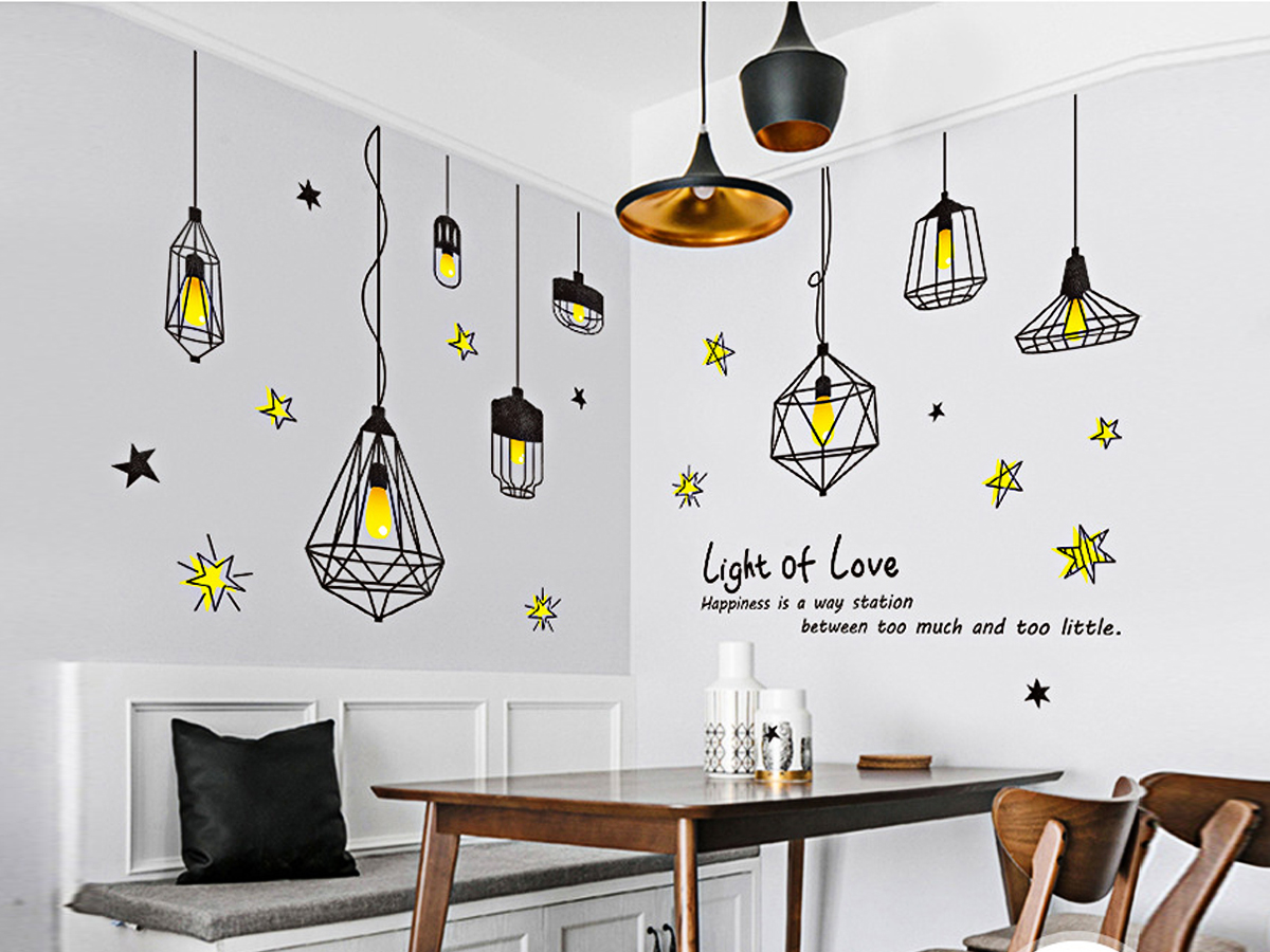 ĐÈN TREO VÀNG ĐEN MỚI