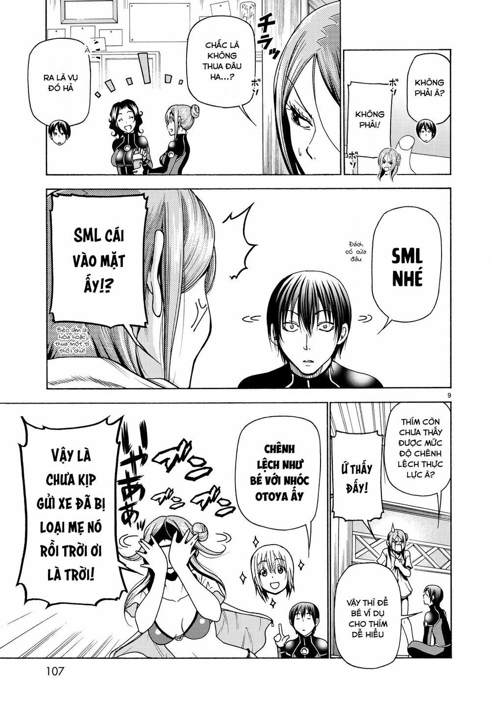 cô gái thích lặn - grand blue chapter 35 9