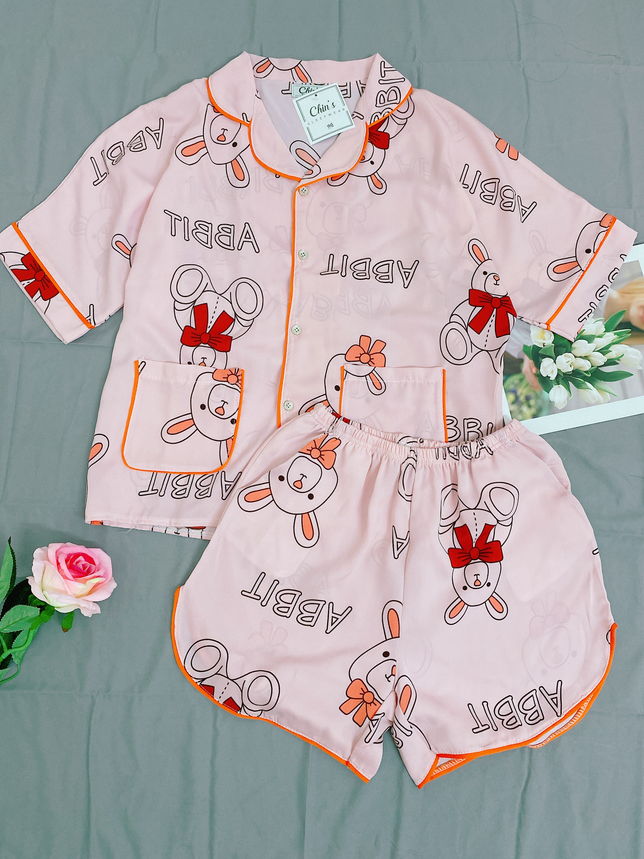 Bộ đùi Pijama Mango cao cấp - A023