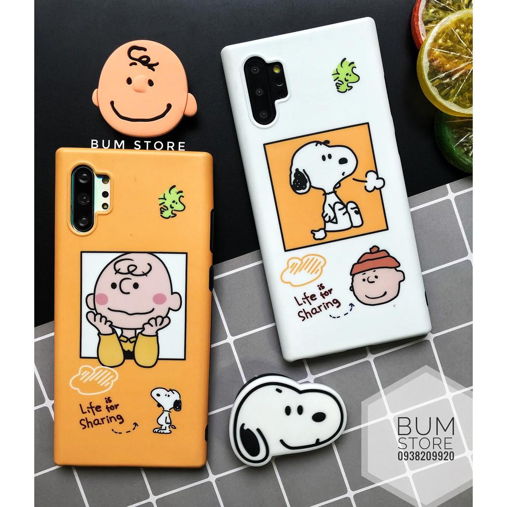 Ốp Lưng Dẻo SNOOPY Cho Dòng Samsung Galaxy Note 10 plus / Note 10 / S10 plus / S10 / Note 9 / Note 8 / S9 Plus