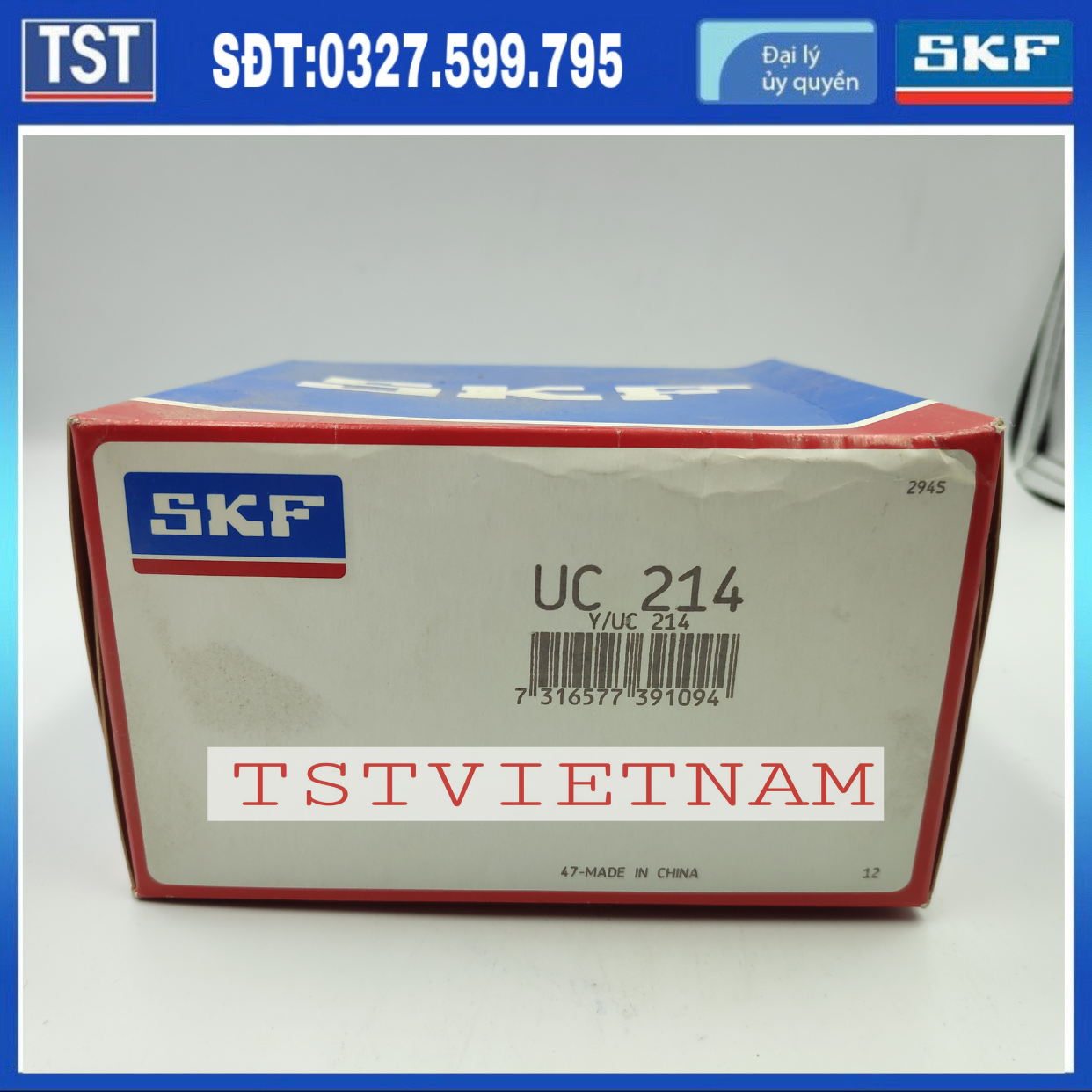 Gối đỡ vòng bi SKF UC 214