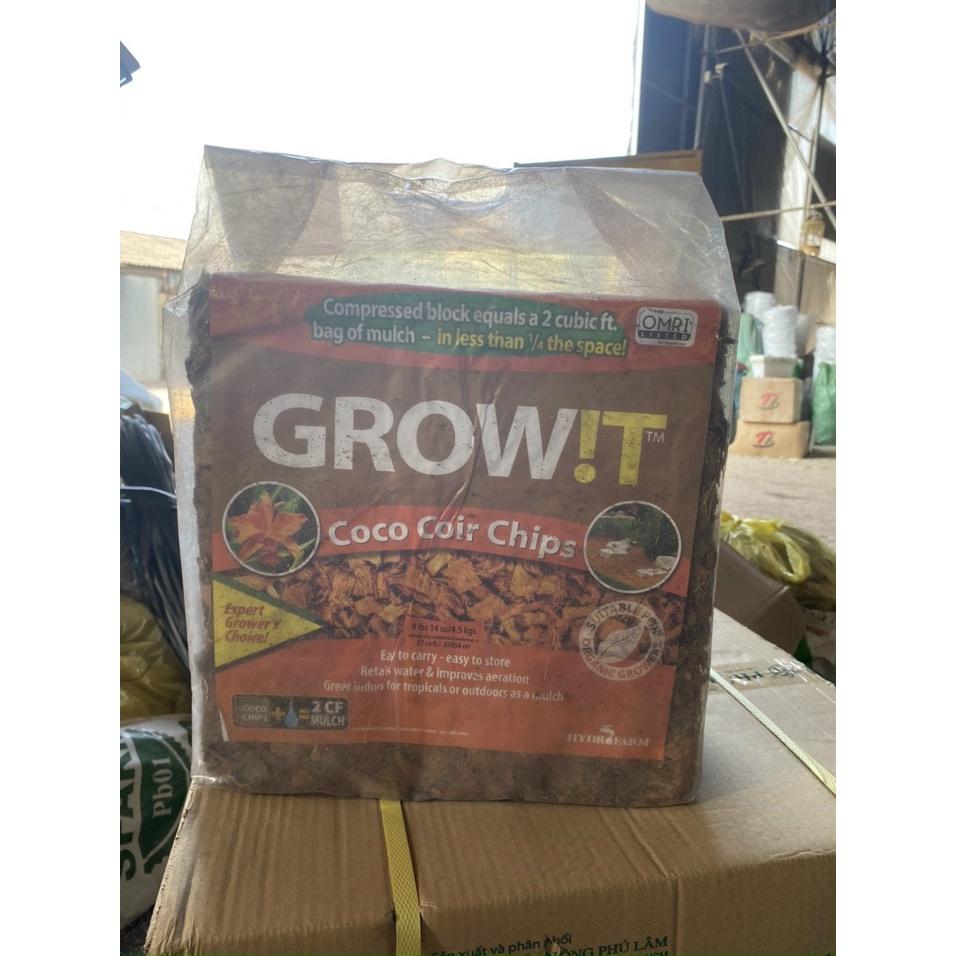 SƠ DỪA ĐÓNG KIỆN Grow!t Coco Coir Chips , LÀM GIÁ THỂ TRỒNG CÂY, HOA , HOA LAN ,THÚC ĐẨY PHÁT TRIỂN CỦA