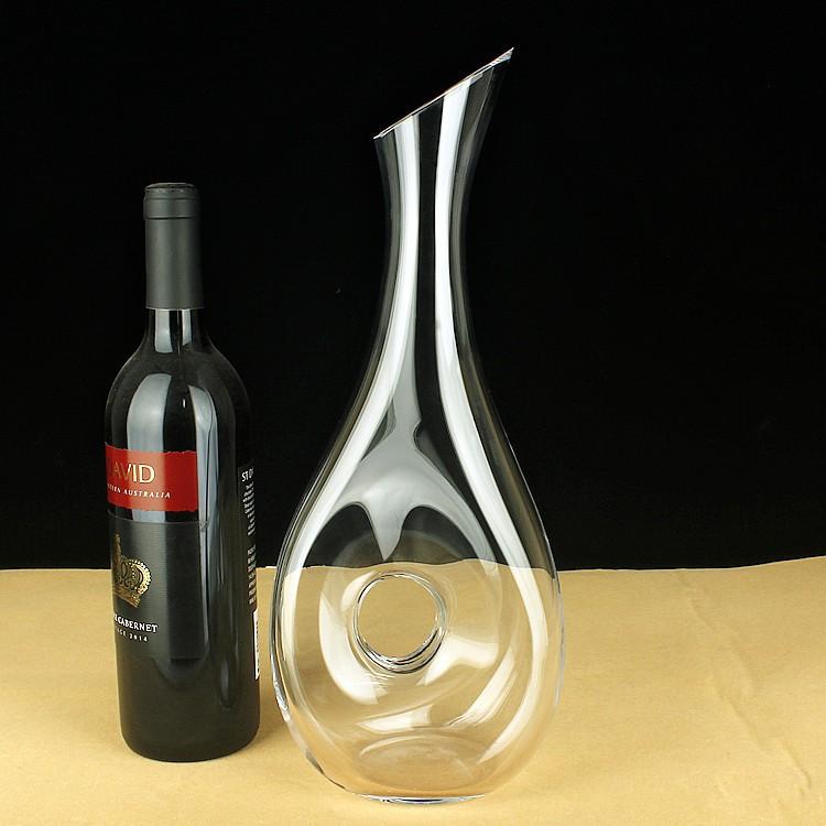 Bình thở rượu vang - Decanter hình ốc sên dáng thẳng