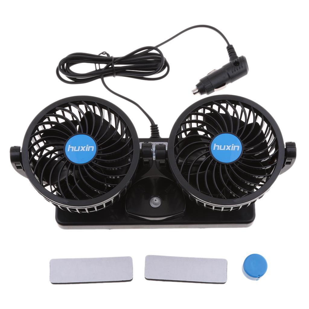 12V 360 Rotating Free adjustment Car Auto Cooling Air Fan