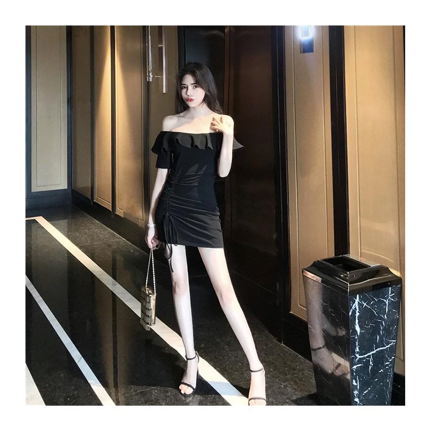 VÁY BODY TRỄ VAI RÚT DÂY THỜI TRANG XIXO - DAM0028