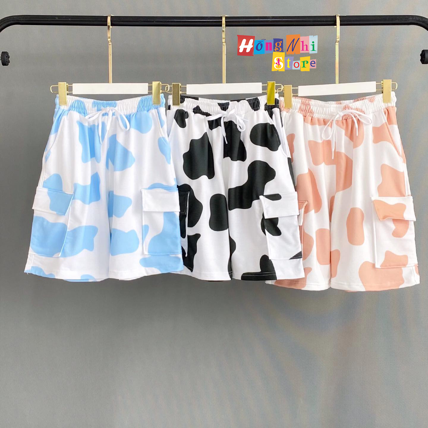 Quần Short Box 3D, Quần Đùi Con Bò Túi Hộp Dáng Rộng Unisex - MM