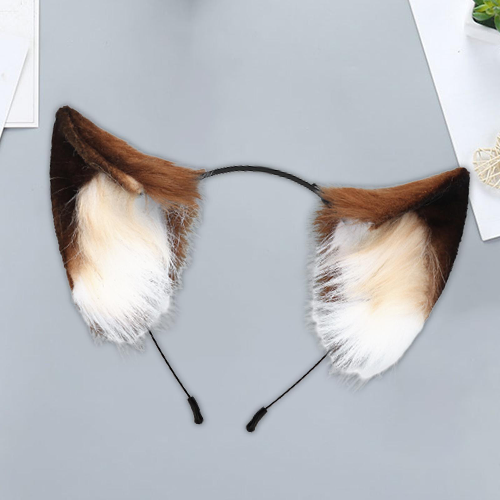 Ears Headband Animal Ears Hair Hoop Hair Accessories Cosplay Party Halloween Costume Ears Headwear