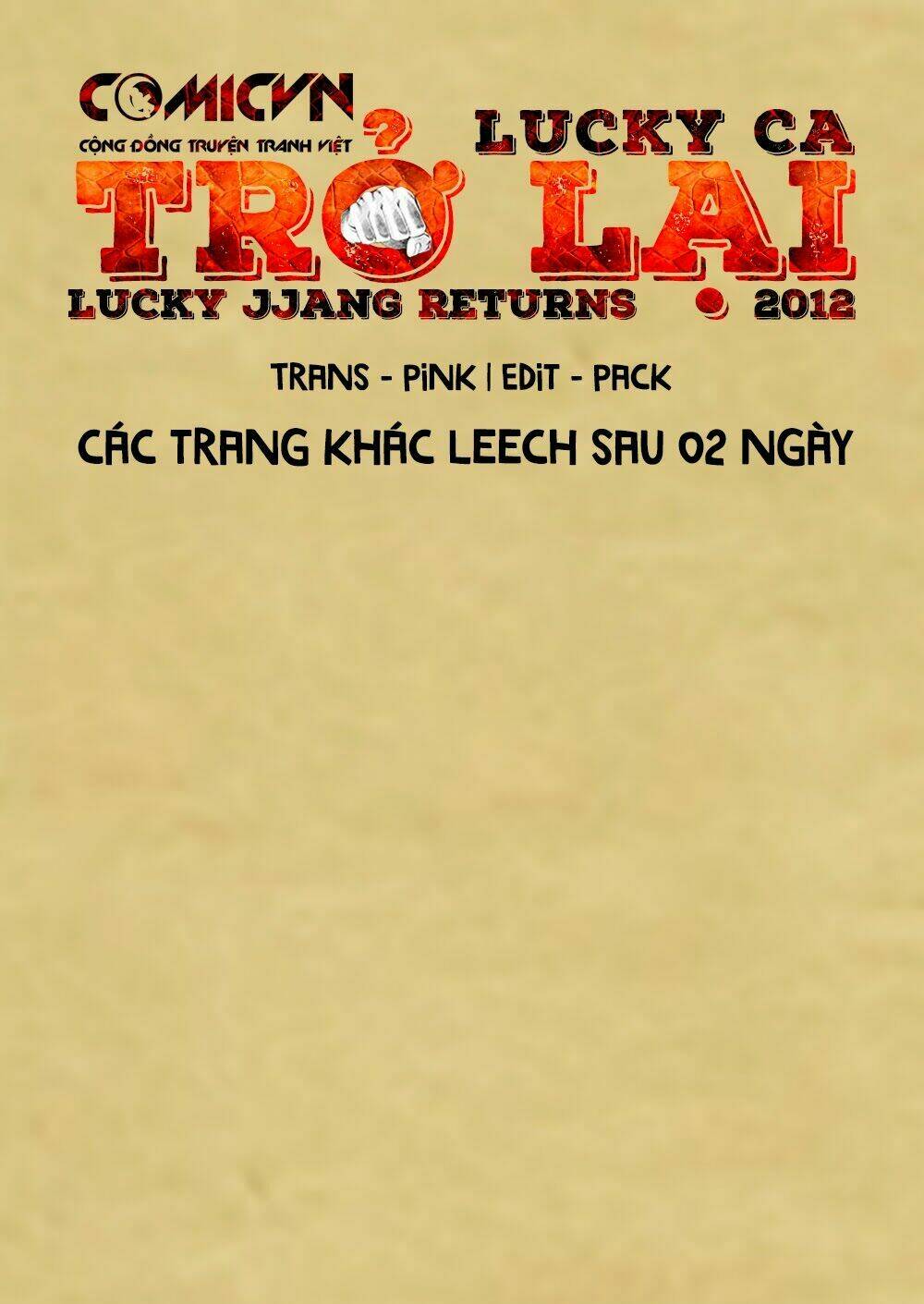 lucky ca trở lại - lucky jjang returns 2012 chapter 9 1