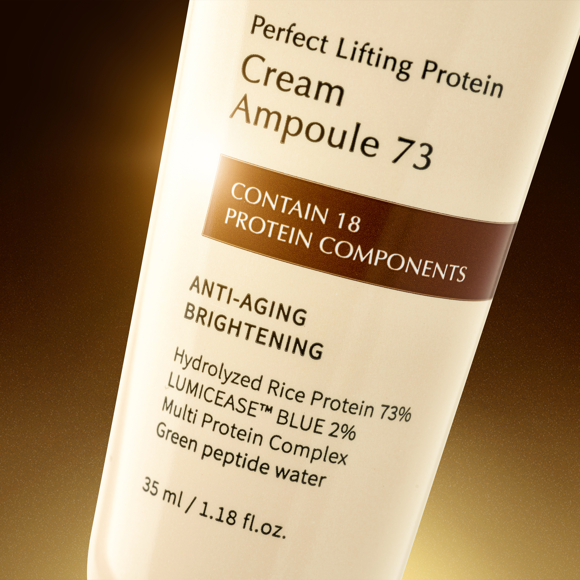 Kem dưỡng trắng và ngăn ngừa nếp nhăn MAYBENA Perfect Lifting Protein Cream Ampoule 73