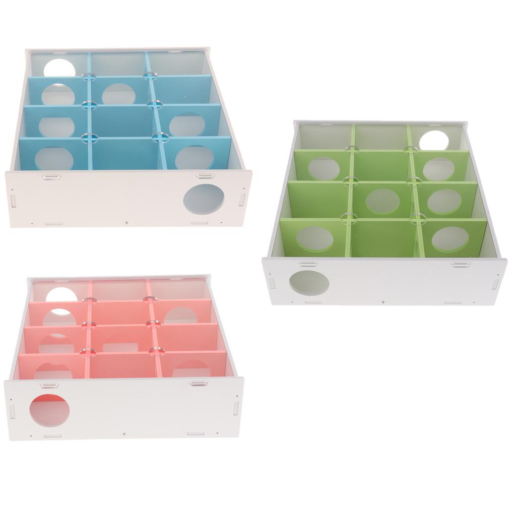 Wood Maze Tunnel for Pet Hamster Gerbil Mouse Small Animals Cage Tubes Toy