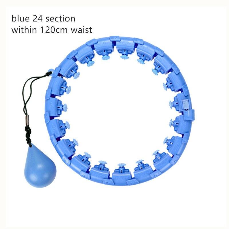 Sports Hoops Yoga Home Fitness Smart Hoop Circle Not Drop Adjustable Waist Training Ring Belly Trainer Abdominal Weight loss