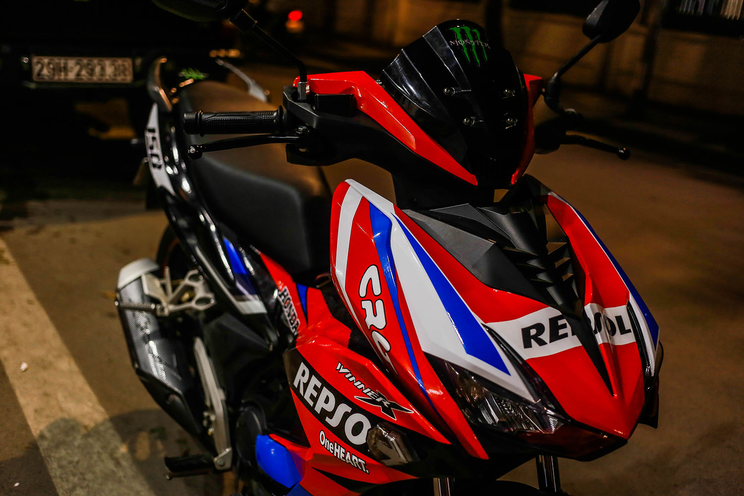 [Tem đẹp xịn] Tem trùm Winner X Red Blue Repsol