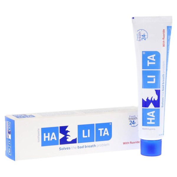 Kem đánh răng Làm sạch và Thơm miệng Halita chứa Fluor 75ml