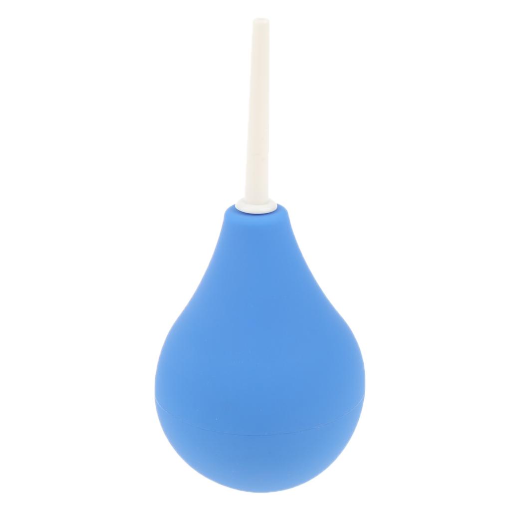 Mini Men Women Enema Bulb Clean Anal Silicone Douche with Nozzle Kit 220ml