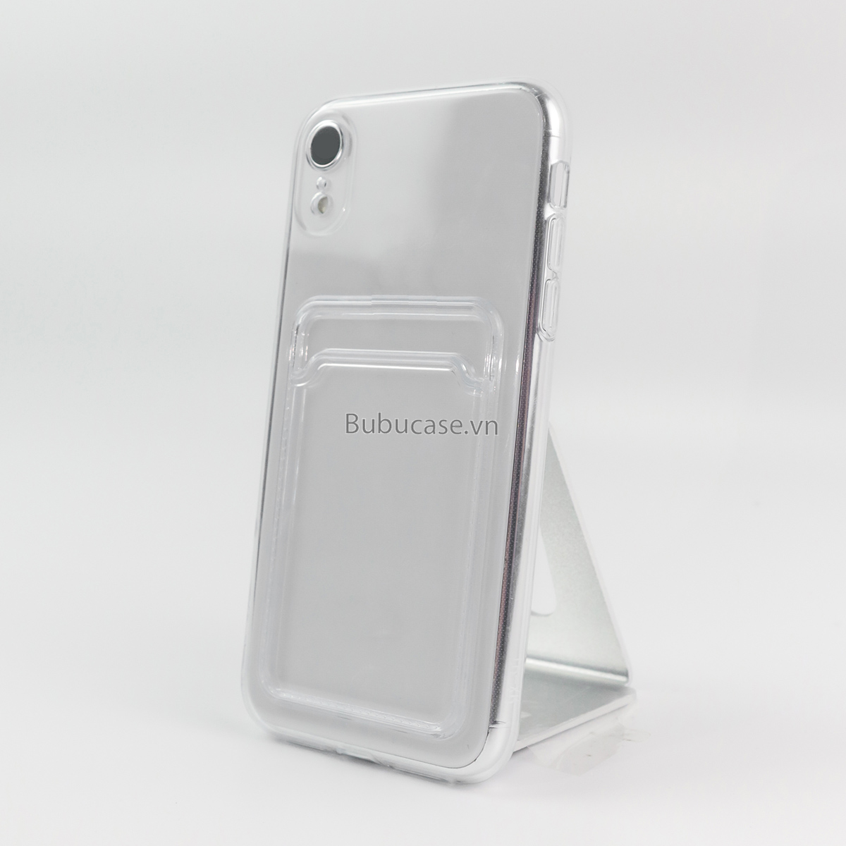 Ốp Dẻo Trong Suốt Kèm Ngăn Đựng Thẻ Dành Cho Iphone - Full dòng - Hàng Loại 1 Dày Dặn