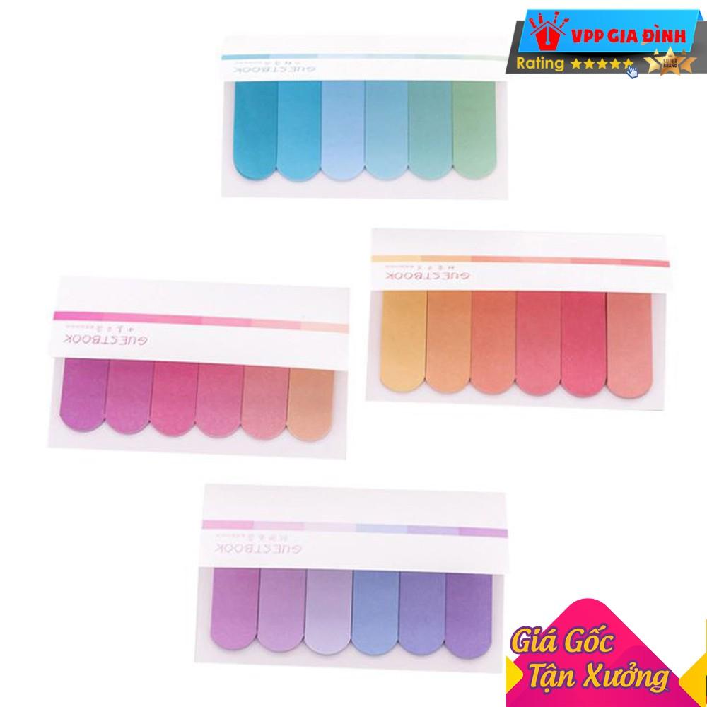 120 Miếng Giấy Note Ghi Chú Đánh Dấu Sách Bookmark Pastel