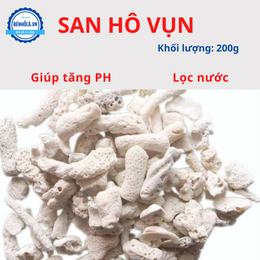 VẬT LIỆU LỌC HỒ CÁ SAN HỘ VỤN 200G