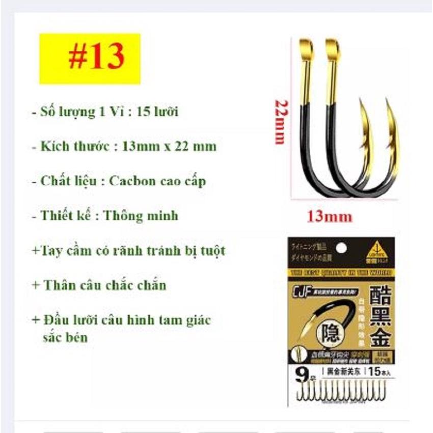 Lưỡi câu cá CJ Seiko Nhật Bản Cao Cấp Chuyên Câu Đài, Câu Đơn LC-7 - Sanami Fishing