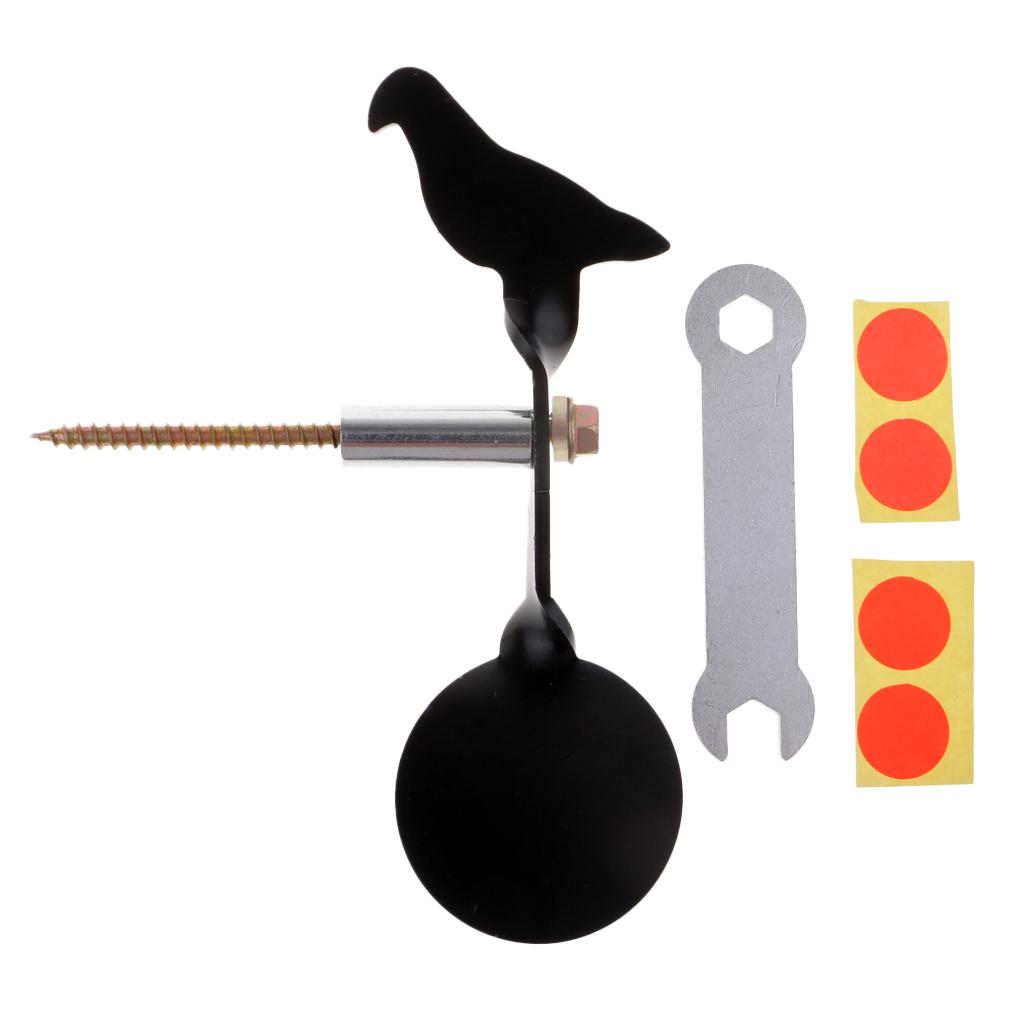 Stainless Steel Spinners Target Rotate Shooting Practice Plinking Target
