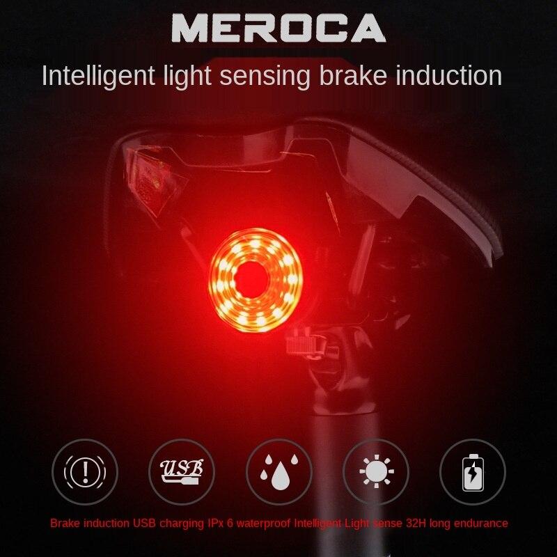 Đèn LED thông minh chống nước IPx6 MEROCA100Lumen cho xe đạp