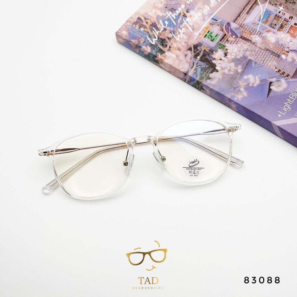 Gọng kính mắt mèo kim loại nữ thiết kế phong cách phụ kiện thời trang G 83088 - TAD Accessories FS1 - Ghi