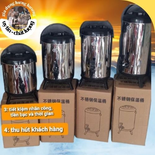 Bình giữ nhiệt ủ trà inox cao cấp loại tốt