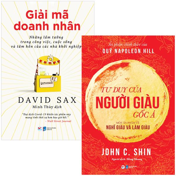 Combo Sách Giải Mã Doanh Nhân + Tư Duy Của Người Giàu Gốc Á