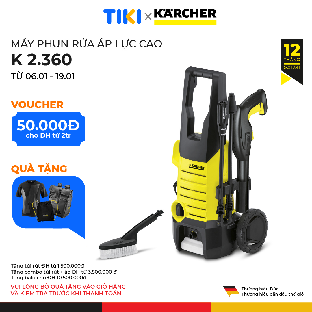 Máy phun rửa áp lực cao Karcher K 2360