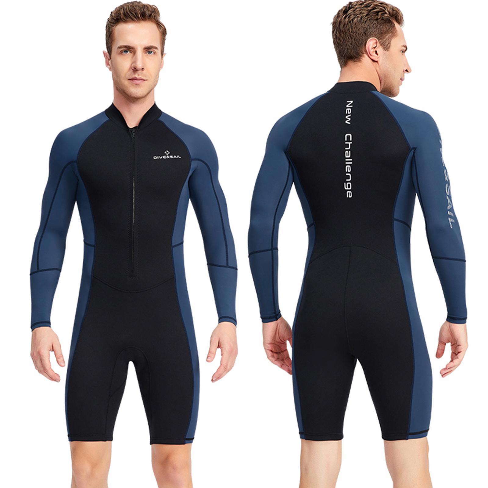1.5mm Neoprene Men Wetsuit Diving Suit Keep Warm Wet Suit Kayaking Swimming