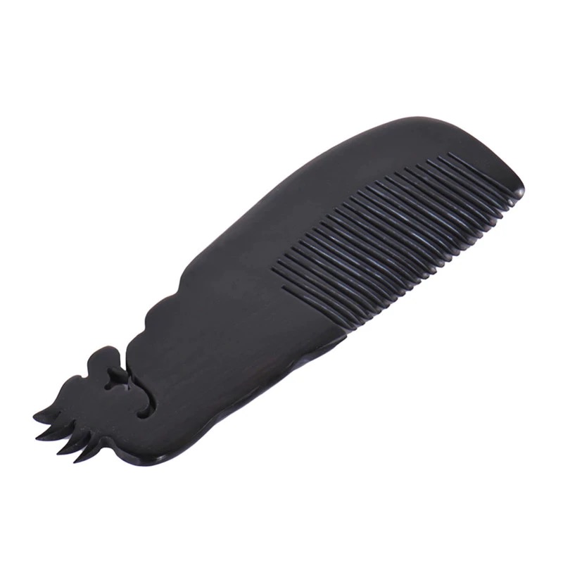 Lược sừng đen hình Rồng  COH122B - Quà tặng ý nghĩa rất đẹp - Chăm sóc tóc