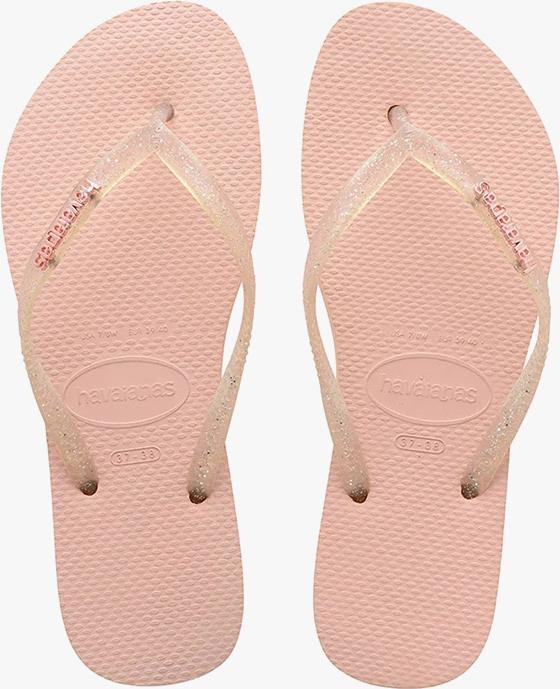 HAVAIANAS - Dép nữ Slim Logo Metallic 4119875-0076