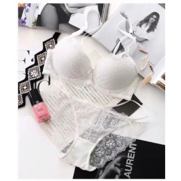 ️Có Quà Tặng️ Bộ pink ren cao cấp hàng chuẩn xịn