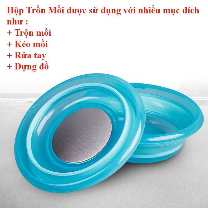 Bát trộn mồi câu silicon hàng loại 1 siêu bền y hình giá rẻ