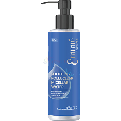 Nước tẩy trang Emmié by HappySkin Soothing Polluclear Micellar Water (220ml) - Hàng chính hãng