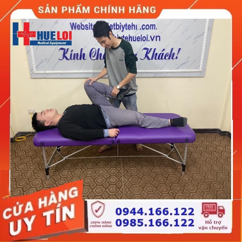 Giường Massage Gấp Gọn Xoa Bóp Bấm Huyệt Chân Nhôm