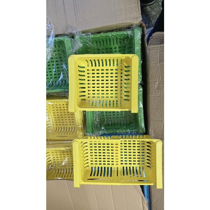Khay Nhựa Đựng Thức Ăn Trong Tủ Lạnh Co Giãn Thông Minh Tiết Kiệm Không Gian