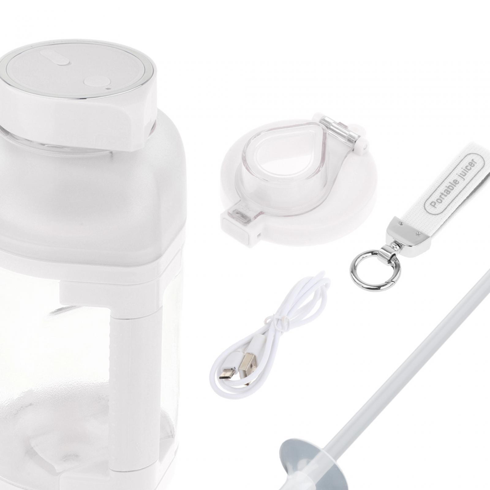 Electric Juicer Cup with Straw Fruit Juice Mixer for Fruits Watermelon Juice