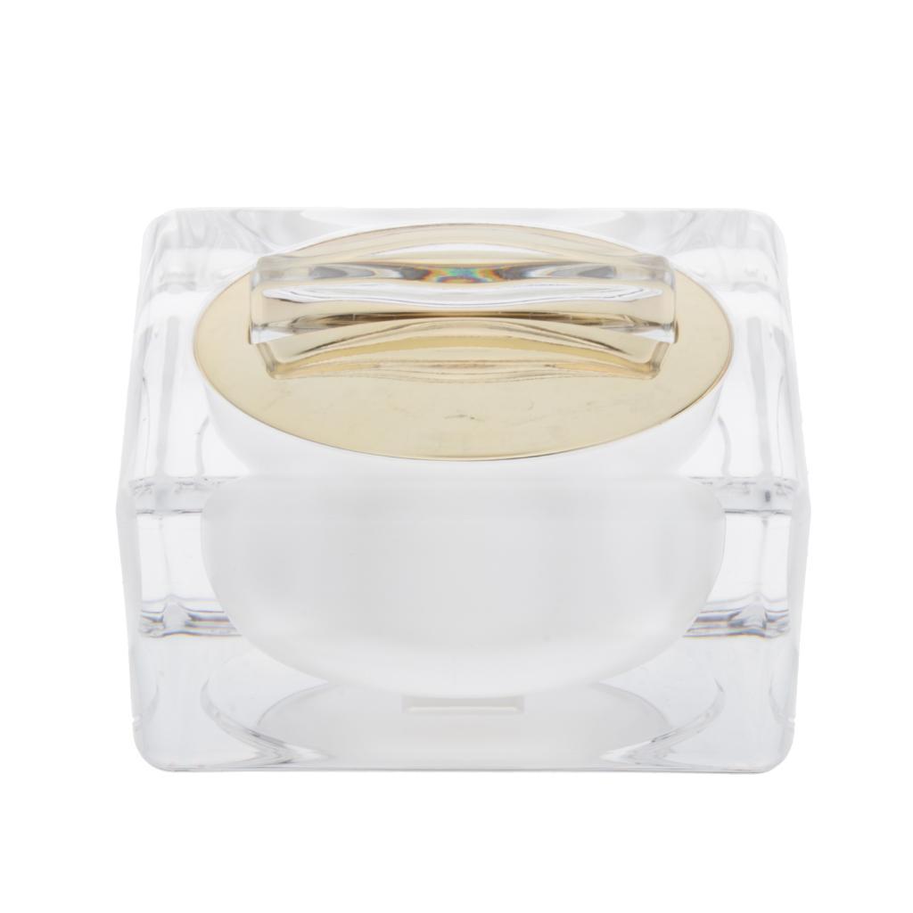 Empty Acrylic Cosmetic Jar Travel Cream Lotion Container with Inner Lid