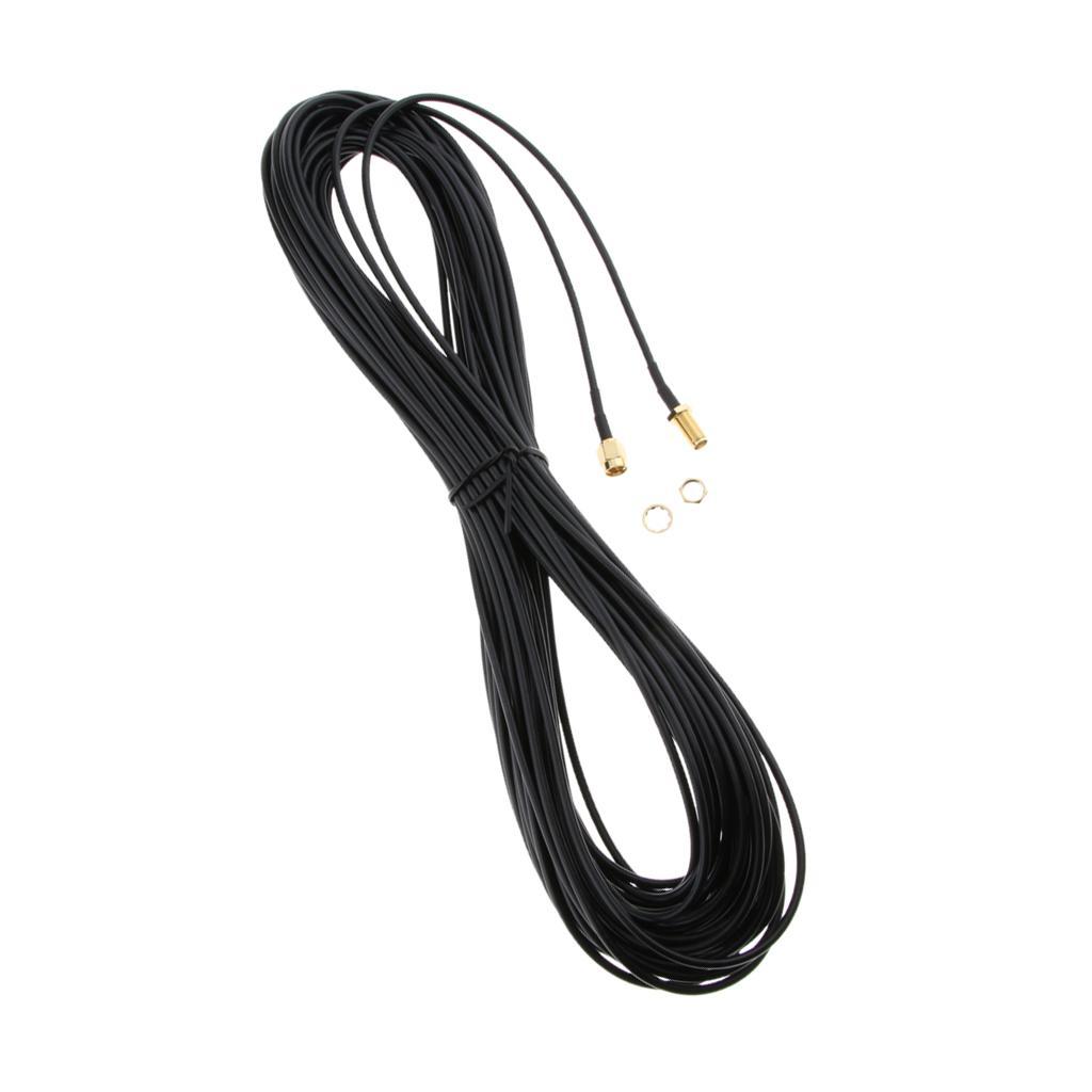 20M Antenna Extension Cable RP-SMA Male to Female LAN Router Aerial Adapter