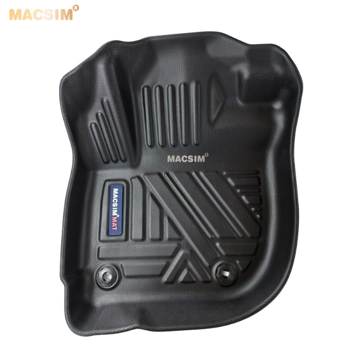 Thảm lót sàn xe ô tô Honda HRV 2019 -2022 Nhãn hiệu Macsim chất liệu nhựa TPV cao cấp màu đen