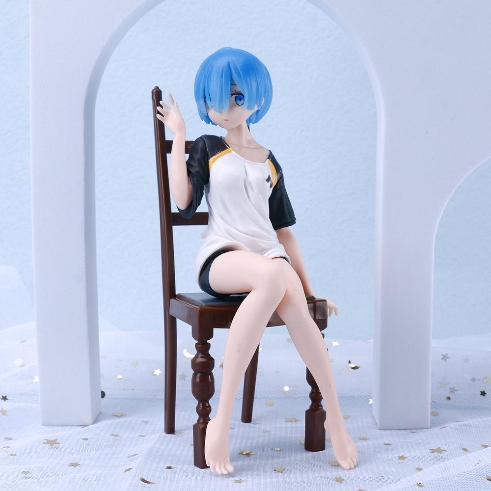 Mô Hình Anime- Mô Hình Nhân Vật Rem- Cô Hầu Gái cao 16cm