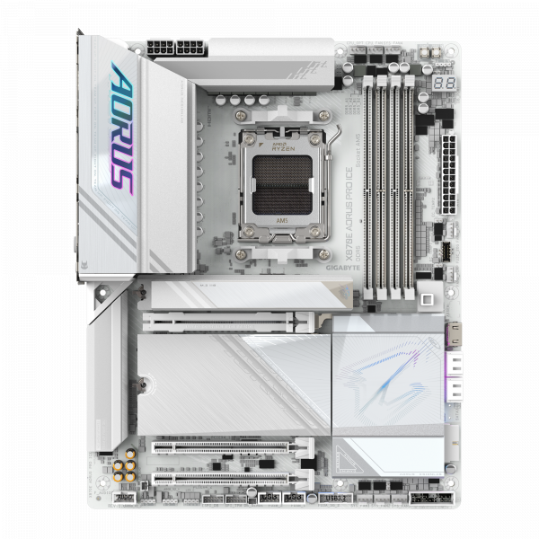 Bo Mạch Chủ Main Gigabyte X870E AORUS PRO ICE Socket AM5 - Hàng Chính Hãng