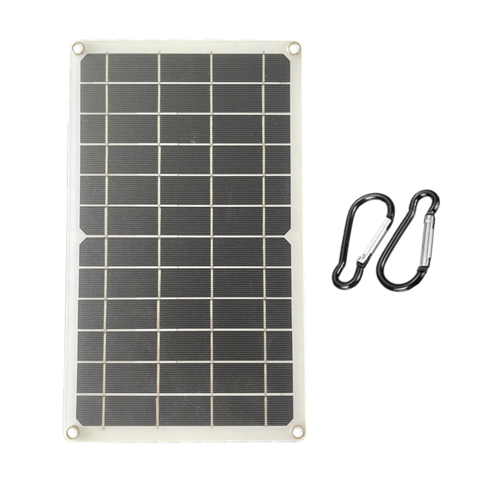 10W 5V USB POLYSILICON SOLAR PANEL REGULATOR TRICKLE BATTERY CHARGER RV CAR