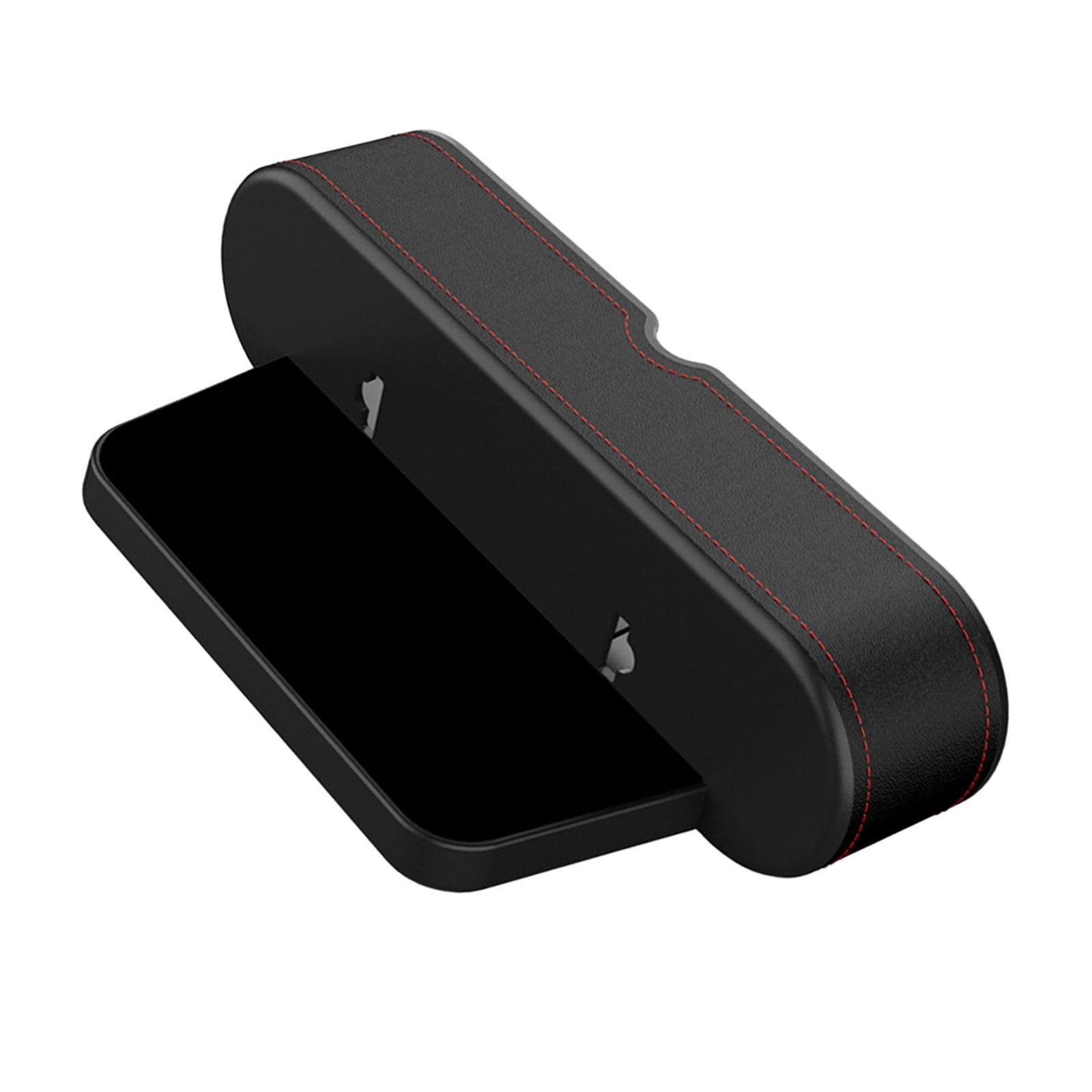 Car Seat  Organizer W/ Cup Holder for Phones Keys Cards Black