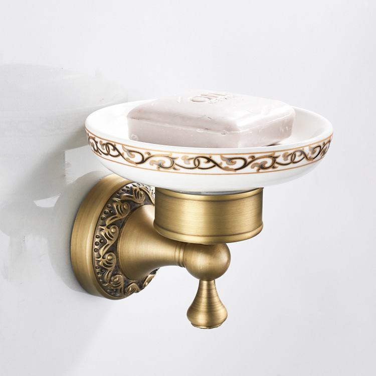 Khay để xà phòng sứ chân hoa Haduvico - PK027M