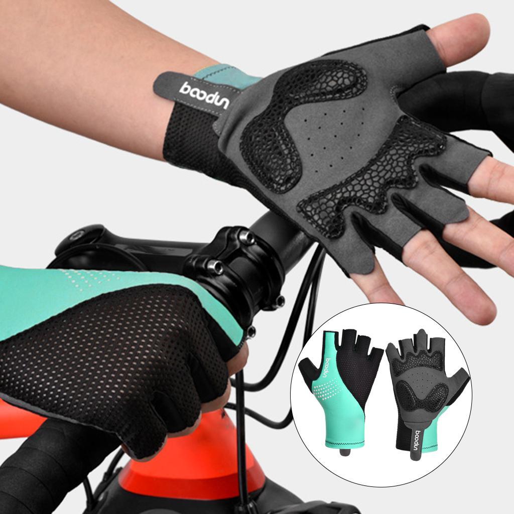 Bike Gloves Half Finger Breathable Motorcycle Road Biking Glove