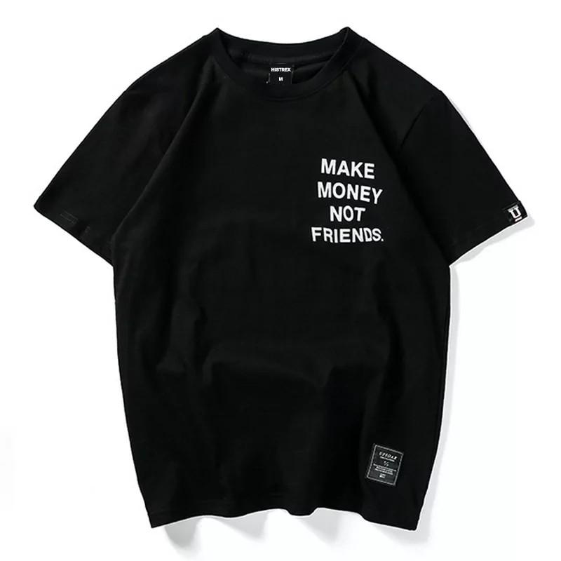 Áo thun Stee nam tay lỡ unisex form rộng overtee MAKE MONEY chất vải cotton xịn Ngaushop Trumunisex aothununisex