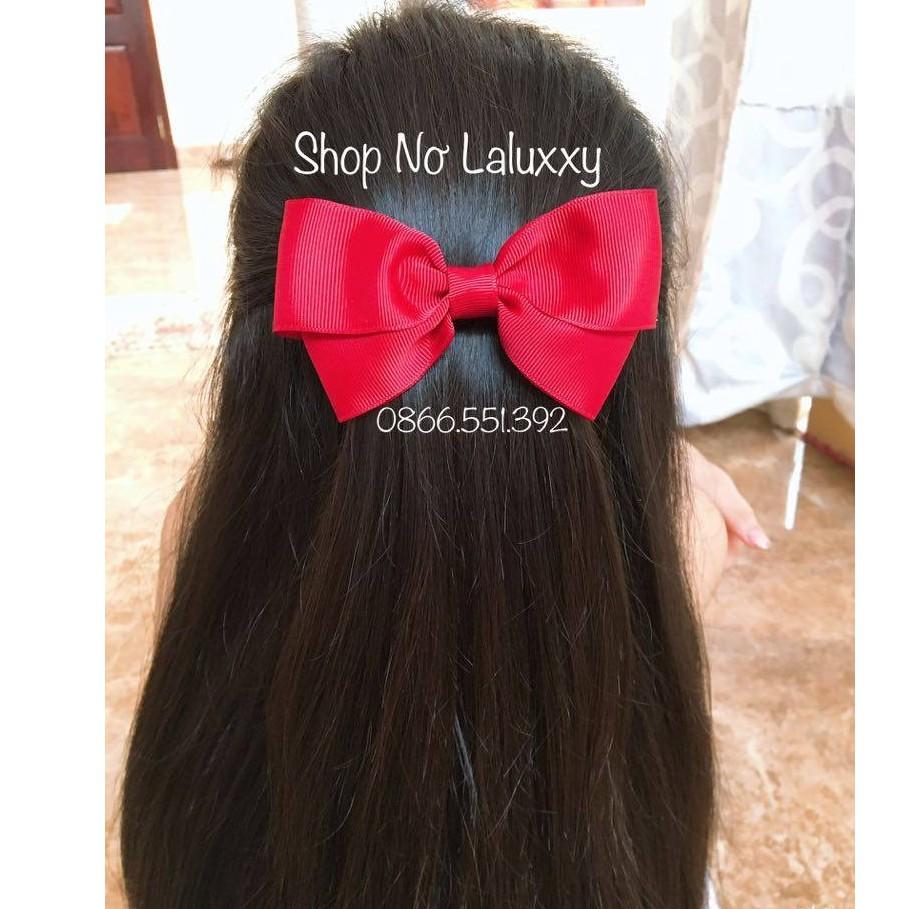 Kẹp tóc nơ gân - cột tóc nơ gân Hàn Quốc dễ thương