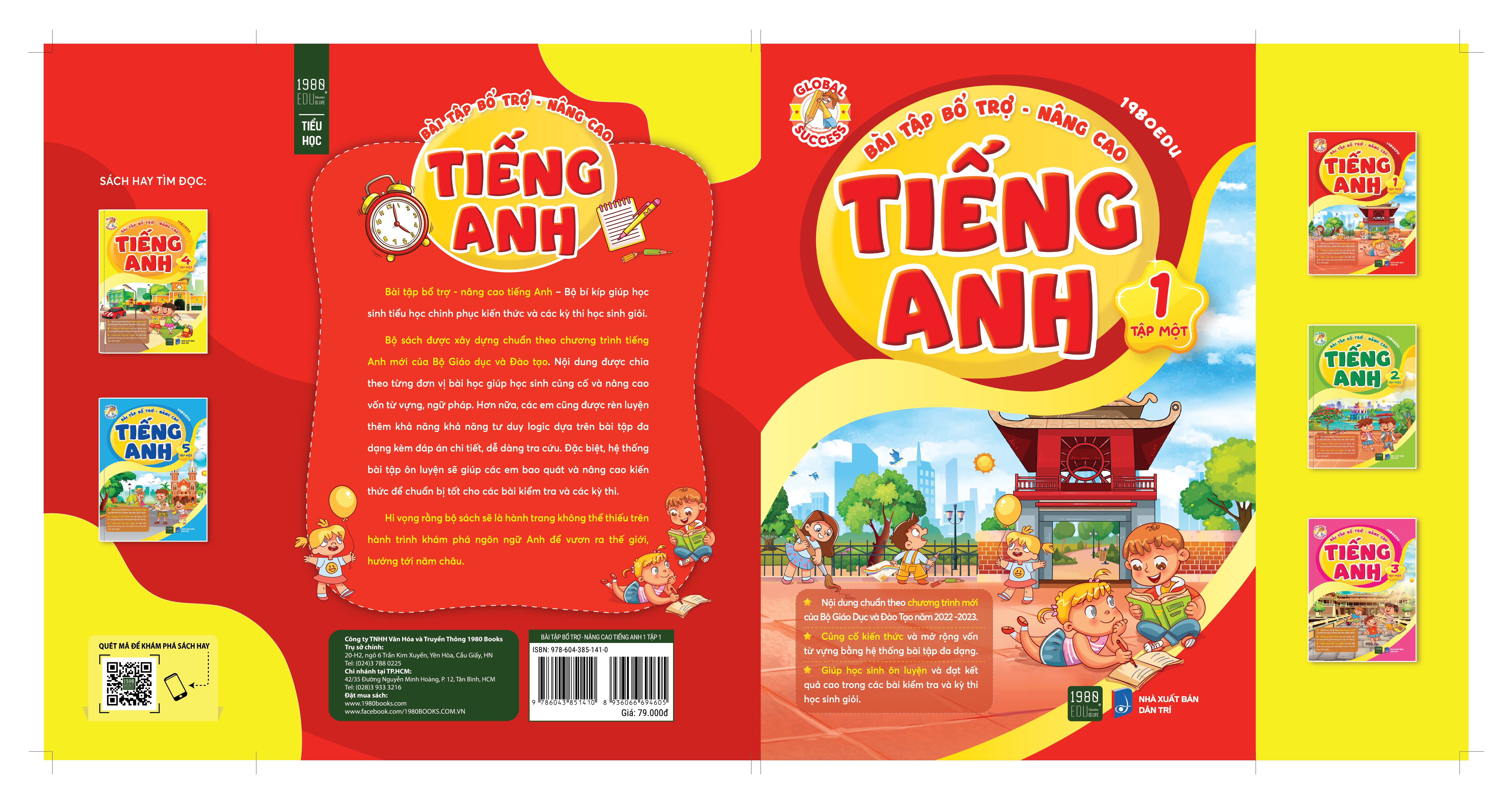 Bài Tập Bổ Trợ Nâng Cao Tiếng Anh Lớp 1 Tập 1